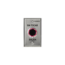SD-9263-KS1Q Seco-Larm "No Touch" Single-Gang Outdoor Request-To-Exit Plate w/ Timer - Spanish