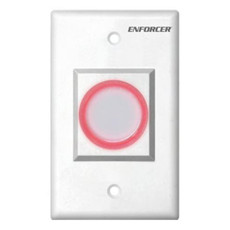 SD-927PWCQ Seco-Larm "No Touch" Single-Gang Indoor White Request-To-Exit Plate