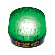 SL-126-A24Q/G Seco-Larm Green Strobe Light 6-24VDC