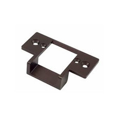 SD-991RA-61Q/B Seco-Larm Bronze-Colored Aluminum Low-Cut Strike Plate for Mini No-Cut Electric Door Strike