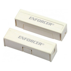 SM-433-TQ/W Seco-Larm Surface-Mount N.C. Magnetic Contact with Concealed Screw Terminals - White