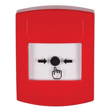 GLR001NT-EN STI Red Indoor Only No Cover Key-to-Reset Push Button with No Text Label English
