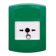 GLR101NT-EN STI Green Indoor Only No Cover Key-to-Reset Push Button with No Text Label English