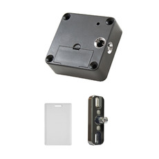 3590SPACRD Doormakaba RCI Battery Powered Lock with Built-in Proximity Reader Straight Locking Pin Alarm Function with 2 Packs of Proximity Cards