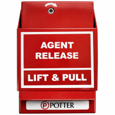 1000627 Potter RMS-1T-WP-LP SPST Dual Action Weather Proof Pull Station - AGENT RELEASE