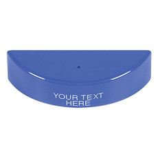 KIT-M06540-CB STI Replacement Hood with Non-Returnable Custom Text Label English - Blue