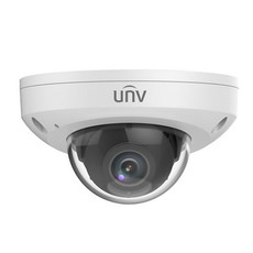 IPC314SB-ADF28K-I0 Uniview 2.8mm 30FPS @ 4MP LightHunter Indoor/Outdoor IR Day/Night WDR Dome IP Security Camera 12VDC/PoE