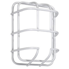 STI-9762 STI Horn/Strobe Wall Mounted Wire Guard 6.2" H x 4.76" W x 2.5" D - White