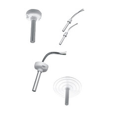 1430477 Potter 302-ET-135 Heat Detector 135 Deg Vertical Mt Hex Bushing All-Weather