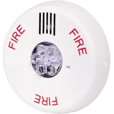 4871009 Potter PE-HSWC Strobe LED Ceiling Fire Clear Lens 24Vdc Indoor - White