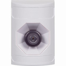 SS2303NT-EN STI White No Cover Key-to-Activate Stopper Station with No Text Label English