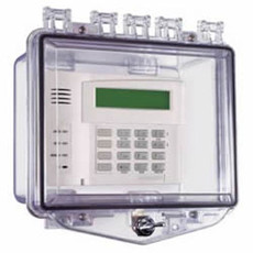 STI-7511B STI Polycarbonate Enclosure with Enclosed Backbox & Double-Gang Elecrical Box and Exterior Thumb Lock
