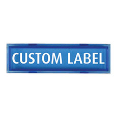 UB-1CL-B STI Custom Message Plate - Blue