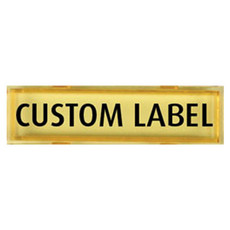 UB-1CL-Y STI Custom Message Plate - Yellow