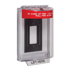 STI-13310FR STI Universal Stopper without Horn, Encl. Flush Back Box, Fire Label