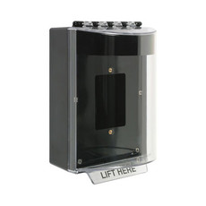 STI-13420NK STI Universal Stopper with Horn, Enclosed Back Box, Sealed Mounting Plate, No Label