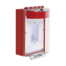 STI-13420NR  STI Universal Stopper with Horn, Enclosed Back Box, Sealed Mounting Plate, No Label