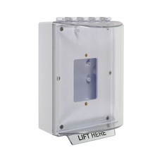 STI-13500NW STI Universal Stopper without Horn Housing, Enclosed Back Box, Open Mounting Plate, No Label