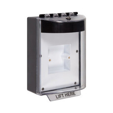 STI-13820NK STI Universal Stopper with Horn, Enclosed Back Box & European Sealed Mounting Plate, No Label