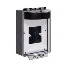 STI-13920NK STI Universal Stopper with Horn, Enclosed Back Box & European Open Mounting Plate, No Label