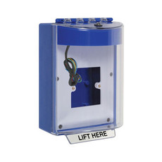 STI-13930NB STI Universal Stopper with Horn and Relay, Enclosed Back Box & European Open Mounting Plate, No Label