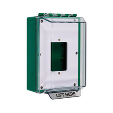 STI-14500NG STI Universal Stopper Low Profile without Horn Housing, Enclosed Back Box, Open Mounting Plate, No Label