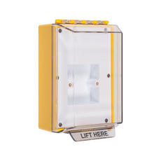 STI-14800NY STI Universal Stopper Low Profile without Horn Housing, Enclosed Back Box & European Sealed Mounting Plate, No Label