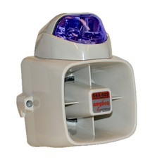 4150026 Potter SSX-52SB Durable Siren & Blue Strobe