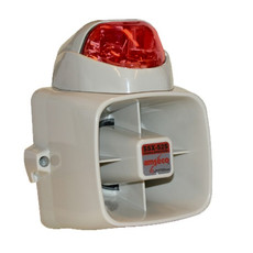 4150028 Potter SSX-52SR Durable Siren & Red Strobe
