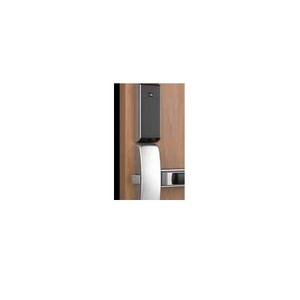 KT-APERIO-036 Kantech 8877 Rim Exit Device Key Override IP Credentials Black Reader with Black Trim 700 Series ET Trim P Standard Lever Satin Stainless Steel