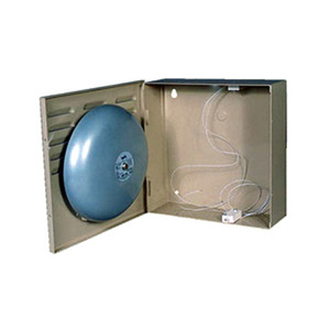 BW-312C Mier NEMA Type 1 Outdoor 12" W x 12" H x 3.5" D Metal Bell Enclosure - Camel - Special Order