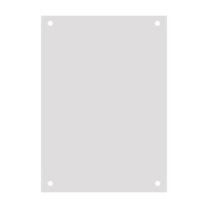 BW-2016NMPO Mier 14.88 x 18.75 Plastic Back-panel