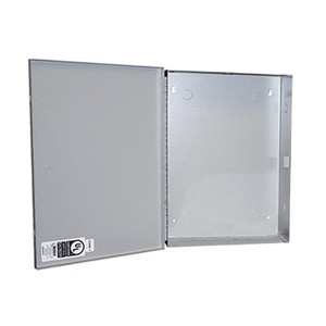 BW-99GUL Mier UL Listed NEMA Type 1 Indoor 11" W x 15" H x 4" D Metal Electrical Enclosure - Gray