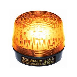 SL-126Q/A Seco-Larm Amber Strobe Light 6-12VDC