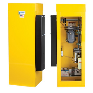 BGU-D-14-211-YS Linear 1/2 HP Barrier Gate with Battery Backup - Yellow