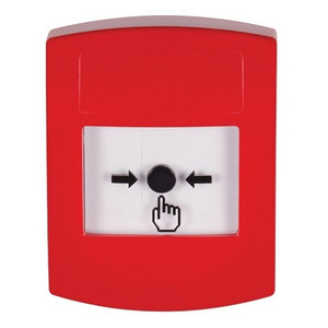 GLR001NT-EN STI Red Indoor Only No Cover Key-to-Reset Push Button with No Text Label English