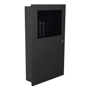 HMX-MP16/P Potter High-Rise Voice Evacuation Master Panel with 16 Switch Controls and Master Fire Phone - Gray