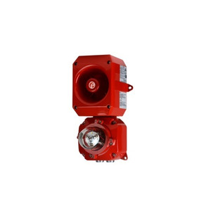 1430573 Potter E2 D2xC2LD3 Horn & LED Synchronized UL464 & UL1971 - Red Enclosure - Clear Lens