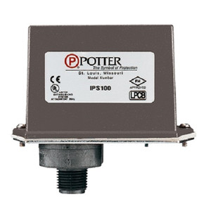 9000123 Potter IPSB40-2 Industrial Pressure Switch 2 Contacts 10-175 PSI Brass 1/2&quot; NPT Male