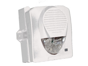 4710033 Potter SH-120WP Wall Mount Weather Proof Strobe and Horn Plain White