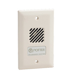 4550015 Potter HP-25TW White Temporal Terminal Mini Horn