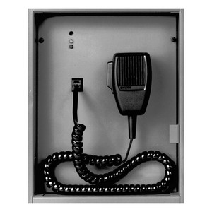 EVX-RM Evax by Potter EVAX Supervised Remote Microphone in Surface/Semi-Flush Cabinet - Requires EVX-SC Card in EVAX Panel - Gray