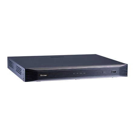 84-SNR161W-001U Geovision GV-SNVR1611 16 Channel at 4K (2160p) NVR 320Mbps Max Throughput w/ Built-in 16 Port PoE+ Switch - No HDD
