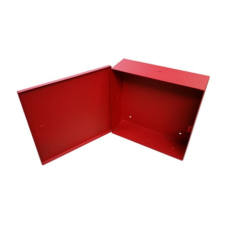 BW-108R Mier NEMA Type 1 Indoor 11.25" W x 11.25" H x 3.5" D Metal Electrical Enclosure - Red - Special Order