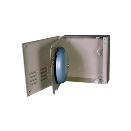 BW-307C Mier NEMA Type 1 Outdoor 13.5" W x 13.5" H x 4" D Metal Bell Enclosure - Camel