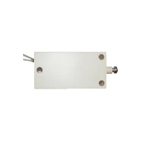 BW-TSW Mier 1" W x 1" H x 2" D Plunger Tamper Switch - White w/ NC and NO