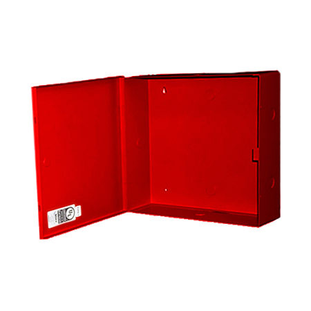 BW-106RUL Mier UL Listed NEMA Type 1 Indoor 12" W x 12" H x 4" D Metal Electrical Enclosure - Red