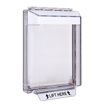 STI-14010NW STI Universal Stopper Low Profile Cover Flush Mount and Hood - No Label - White