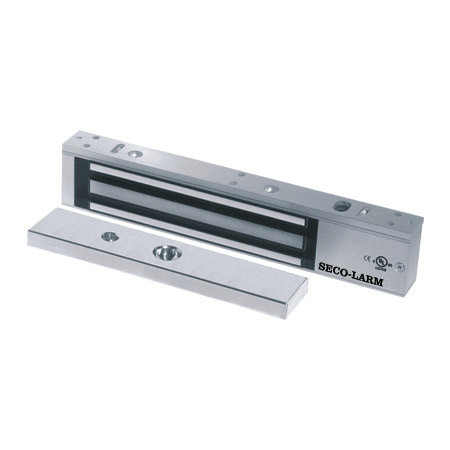 E-941SA-600PQ Seco-Larm 600 lb. (272 kg) Electromagnetic Lock w/ Bond Sensor and LED