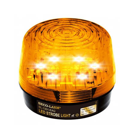 SL-1301-EAQ/A Seco-Larm 9~15 VDC LED Strobe Light - Amber
